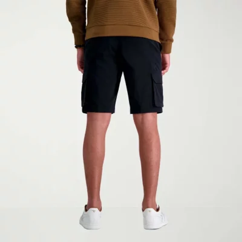 Haggar Stretch Comfort Cargo Tech Mens 10" Fabric Short