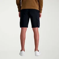 Haggar Stretch Comfort Cargo Tech Mens 10" Fabric Short