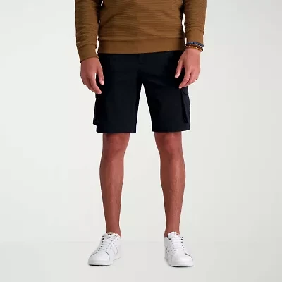 Haggar Stretch Comfort Cargo Tech Mens 10" Fabric Short