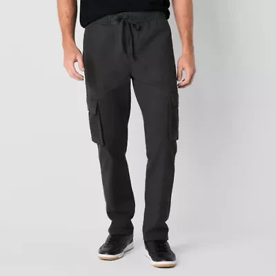 mutual weave Mens Big and Tall Relaxed Fit Cargo Pants