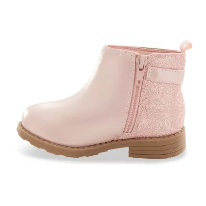 Carter's Toddler Girls Linda Flat Heel Booties