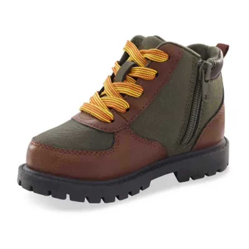 Carter's Toddler Boys Boston Flat Heel Lace Up Boots