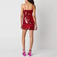 by&by Womens Juniors Sleeveless Casual Bodycon Dress