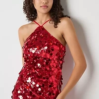 by&by Womens Juniors Sleeveless Casual Bodycon Dress