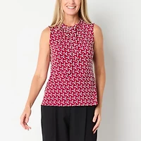 Liz Claiborne Womens Sleeveless Blouse