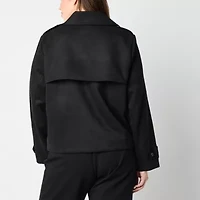 Liz Claiborne Womens Midweight Plus Cropped Jacket