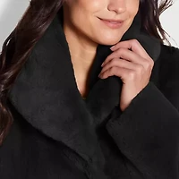 Gallery Womens Faux Fur Heavyweight Topcoat Coat