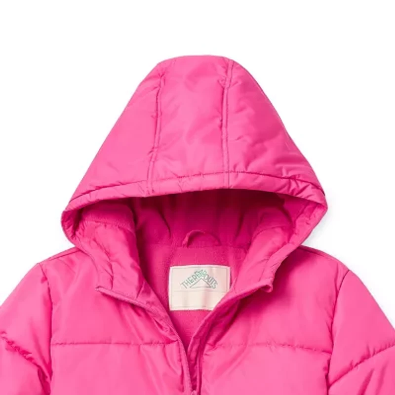 Thereabouts Little & Big Kid Girls Hooded Heavyweight Jacket