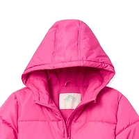 Thereabouts Little & Big Kid Girls Hooded Heavyweight Jacket