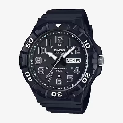 Casio Mens Black Strap Watch Mrw210h-1aos