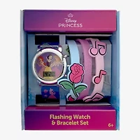 Disney Princess Boys Multicolor 4-pc. Watch Boxed Set Pn40163jc