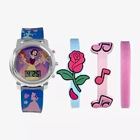 Disney Princess Boys Multicolor 4-pc. Watch Boxed Set Pn40163jc