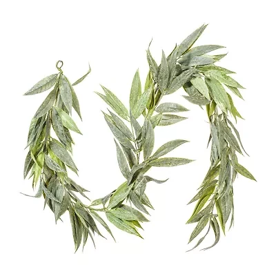 Vickerman 6' Green Muddy White Willow Garland X 30