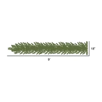 Vickerman 9' Oregon Fir Christmas Garland with 150 Warm White LED Lights