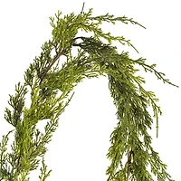 Vickrman 6' Green Monterey Cypress Garland X 64