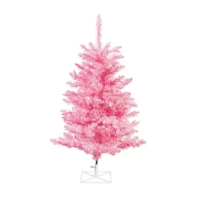 3' Pink Fir Artificial Christmas Tree