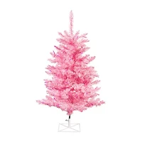3' Pink Fir Artificial Christmas Tree