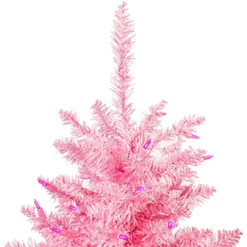 3' Pink Fir Artificial Christmas Tree