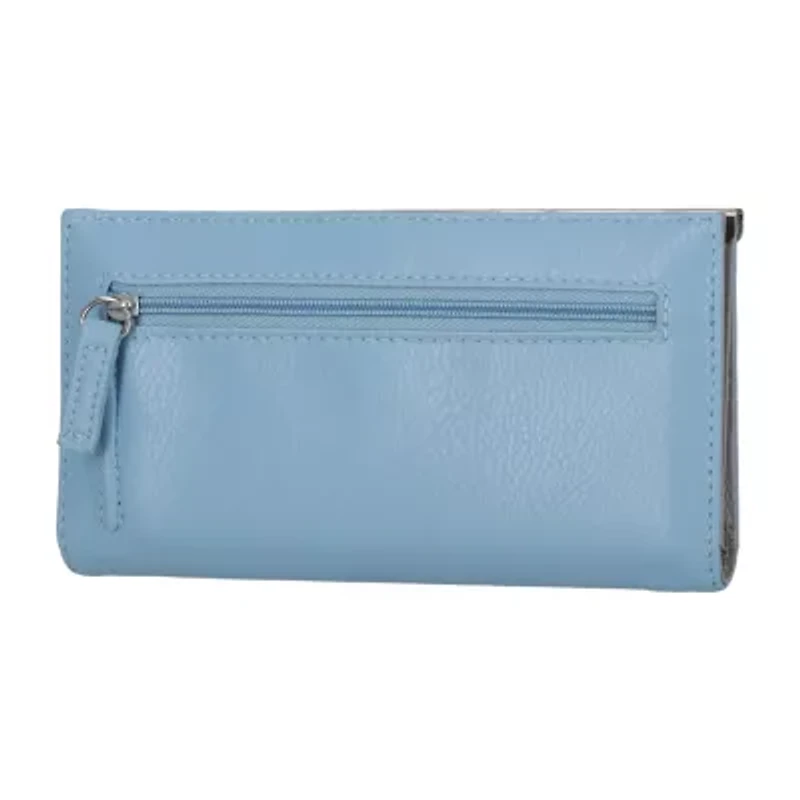 Mundi Slim Clutch Womens Rfid Blocking Fold Wallet