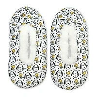Fuzzy Womens Multi-Pack 1 Pair Peanuts Slipper Socks