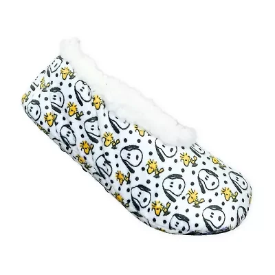 Fuzzy Womens Multi-Pack 1 Pair Peanuts Slipper Socks