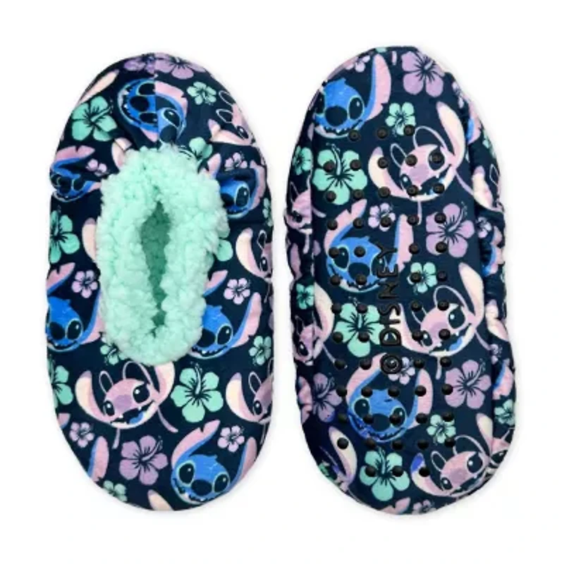 Fuzzy Womens Multi-Pack 1 Pair Lilo & Stitch Slipper Socks