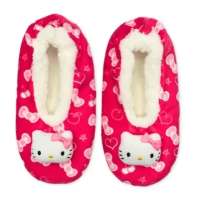 Pom Head Womens Multi-Pack 1 Pair Hello Kitty Slipper Socks