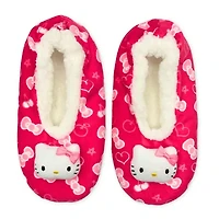 Pom Head Womens Multi-Pack 1 Pair Hello Kitty Slipper Socks