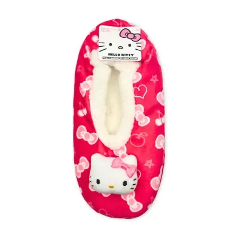 Pom Head Womens Multi-Pack 1 Pair Hello Kitty Slipper Socks