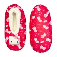 Pom Head Womens Multi-Pack 1 Pair Hello Kitty Slipper Socks
