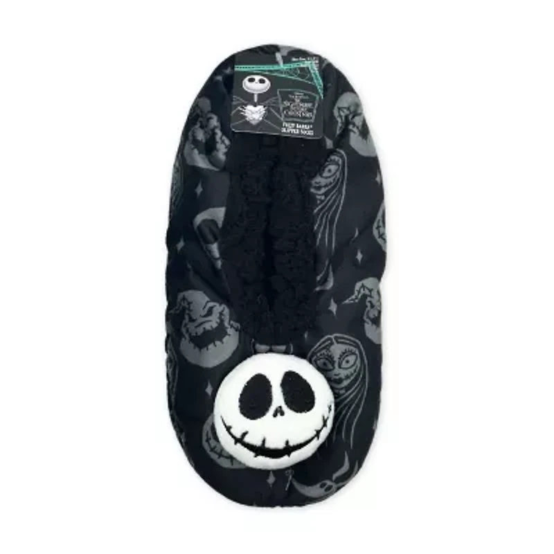 Pom Head Womens 1 Pair Nightmare Before Christmas Slipper Socks