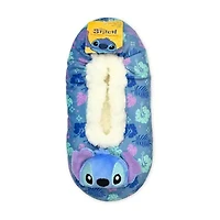 Pom Head Womens 1 Pair Lilo & Stitch Slipper Socks