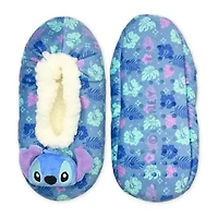 Pom Head Womens 1 Pair Lilo & Stitch Slipper Socks