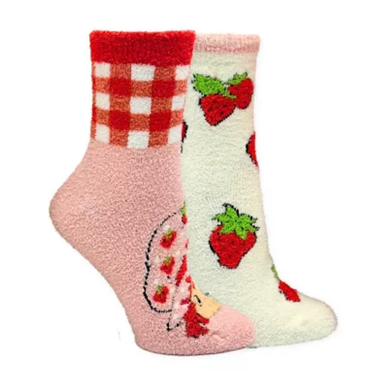 Cozy Womens 2 Pair Crew Socks