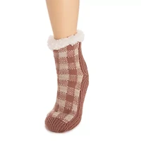 Muk Luks Womens 1 Pair Slipper Socks