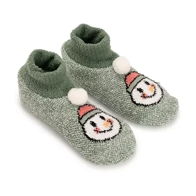 Muk Luks Womens 1 Pair Slipper Socks