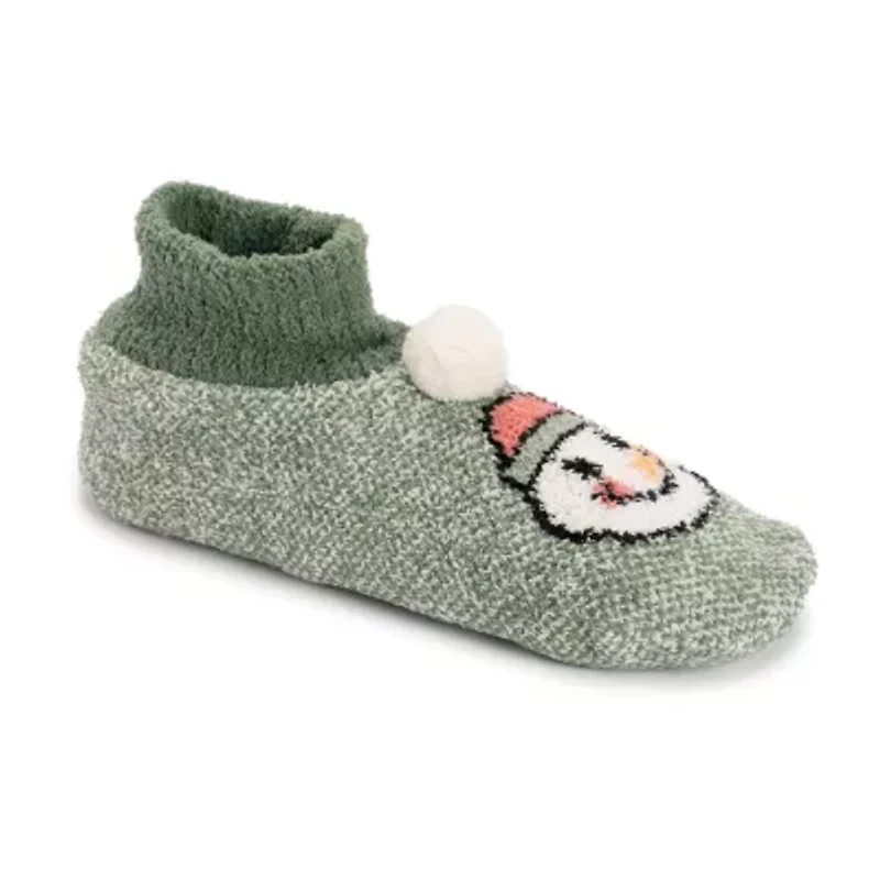Muk Luks Womens 1 Pair Slipper Socks