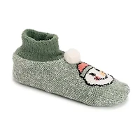 Muk Luks Womens 1 Pair Slipper Socks