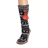 Muk Luks Womens 1 Pair Slipper Socks