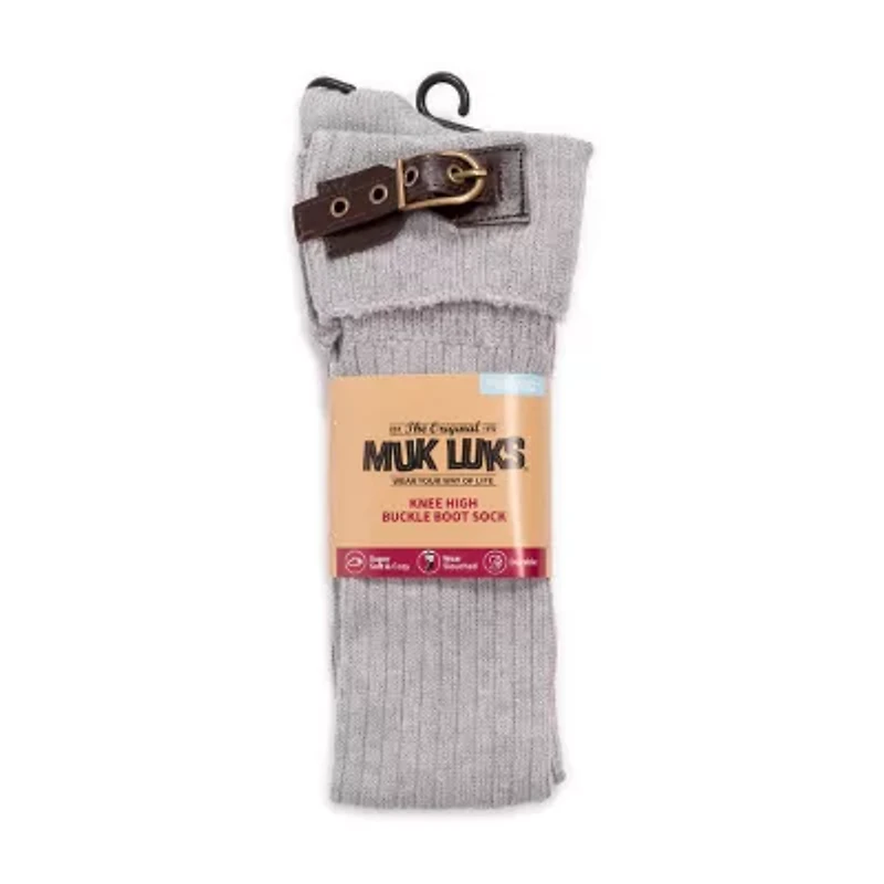 Muk Luks Womens Multi-Pack 3 Pair Boot Socks