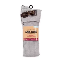 Muk Luks Womens Multi-Pack 3 Pair Boot Socks