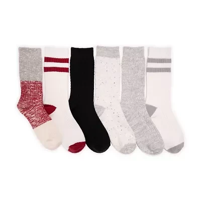 Muk Luks Womens Multi-Pack Boot Socks