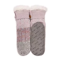 Muk Luks Womens 1 Pair Slipper Socks