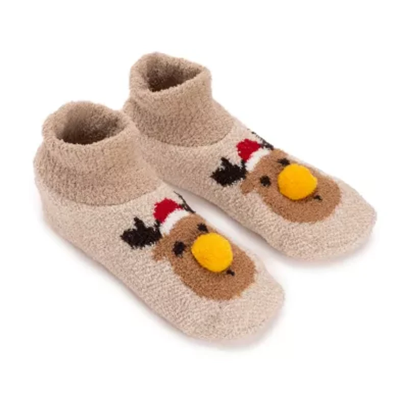 Muk Luks Womens 1 Pair Slipper Socks