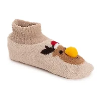Muk Luks Womens 1 Pair Slipper Socks