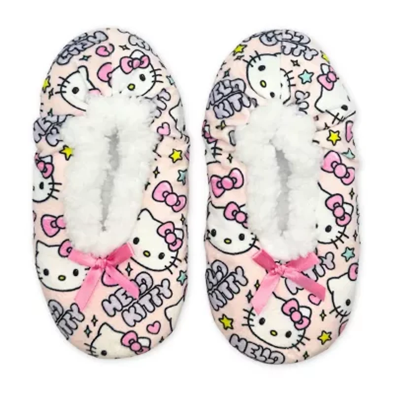 Womens Multi-Pack 1 Pair Hello Kitty Slipper Socks