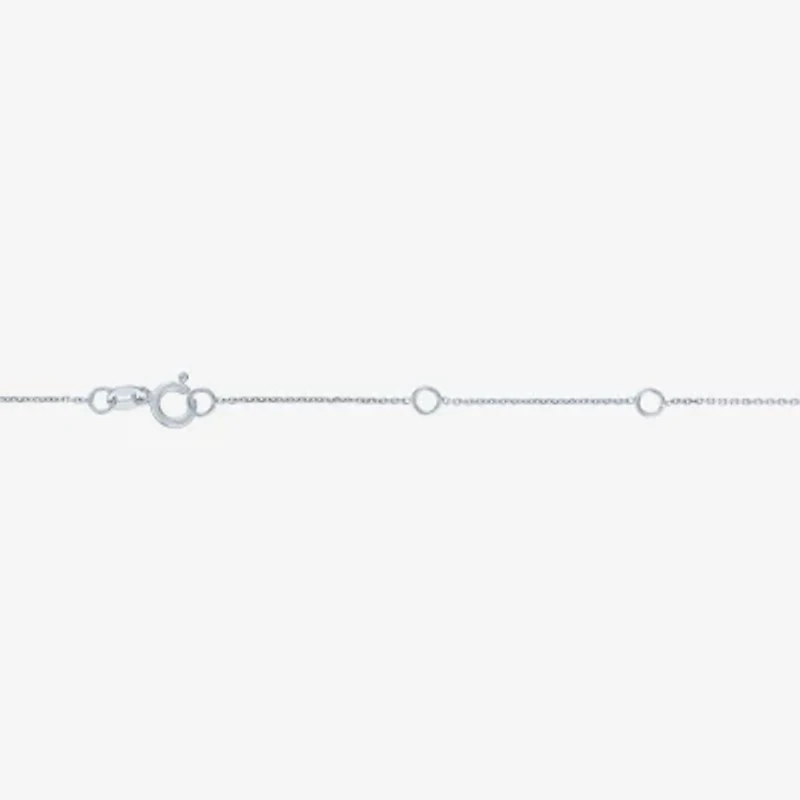 (G-H/Si2-I1) Womens 2 CT. T.W. Lab Grown White Diamond 10K Gold 18 Inch Pendant Necklace