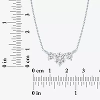 (G-H/Si2-I1) Womens 2 CT. T.W. Lab Grown White Diamond 10K Gold 18 Inch Pendant Necklace