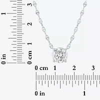 Diamond Addiction (G-H / Si2-I1) Womens 2 CT. T.W. Lab Grown White 10K Gold 18 Inch Pendant Necklace