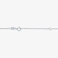 Diamond Accent Cross (G-H,Si2-I1) Womens Diamond Accent Lab Grown White Diamond Accent Sterling Silver Cross 16 Inch Pendant Necklace